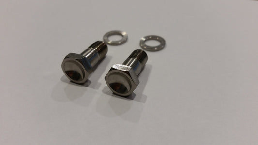 BK Ti Components Titanium Steering Box Clamp To Chassis Bolt Kit 2 off 3/8 Unf x 7/8in 2 off Washers