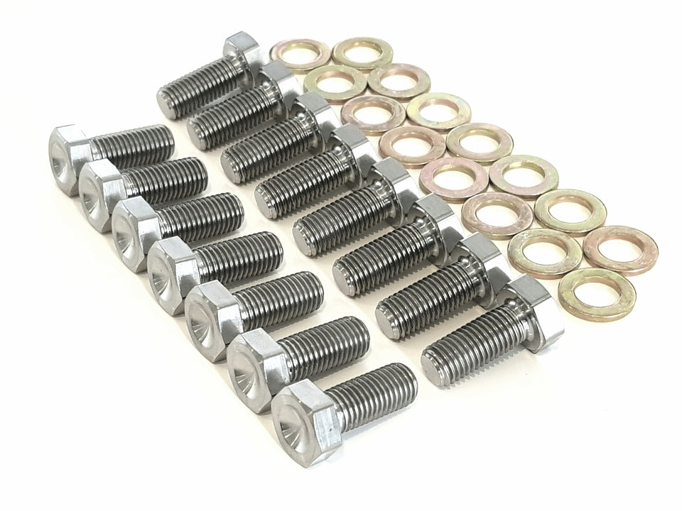 BK Ti Components Titanium Wheel Centre Bolt Kit 15 off 5/16 Unf x 3/4in 15 off 5/16 washers