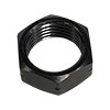 Behrent's LH Black Aluminium Jam Nut 5/8in Unf Hex 3/4in