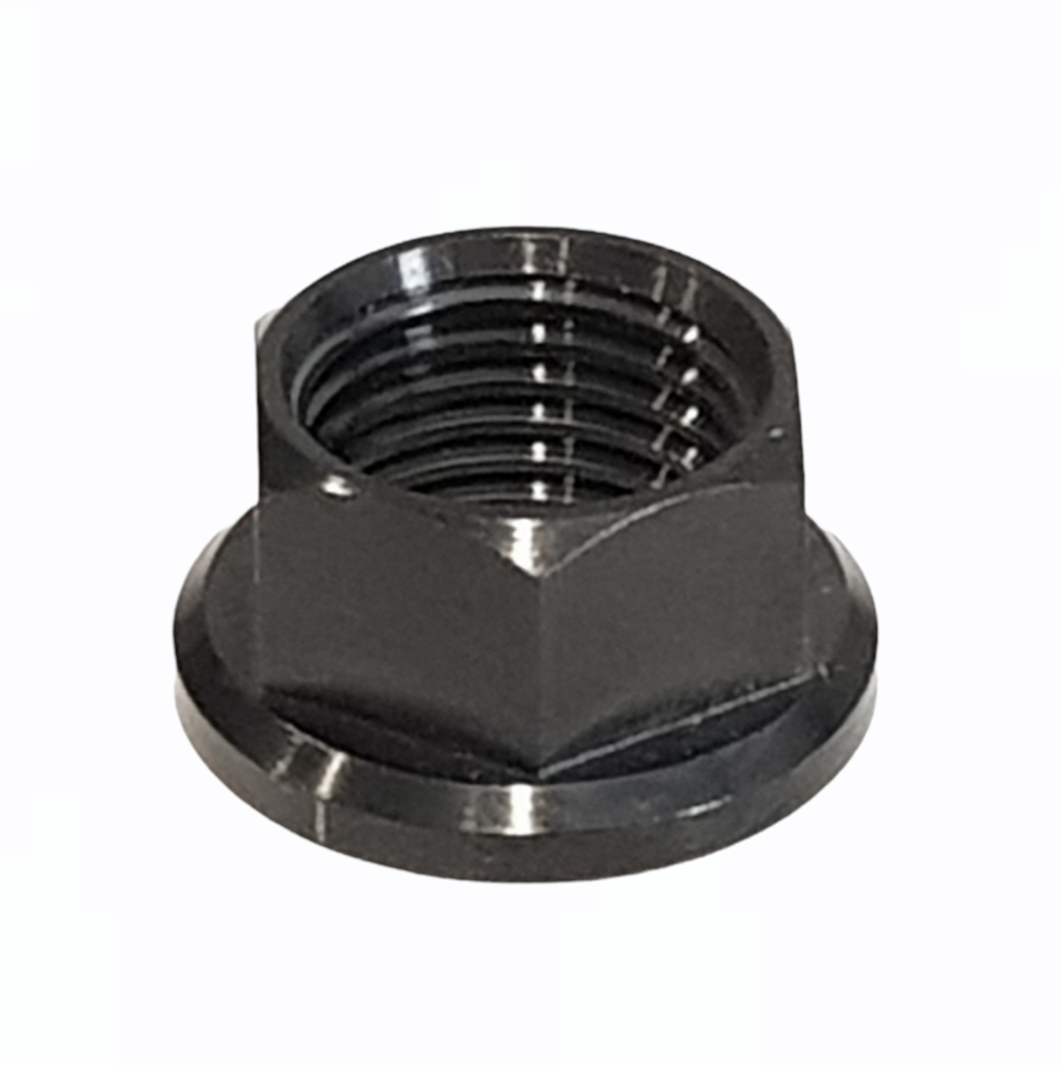 BK Ti Components Titanium Black Jet Nut 1/2 Unf Hex 9/16