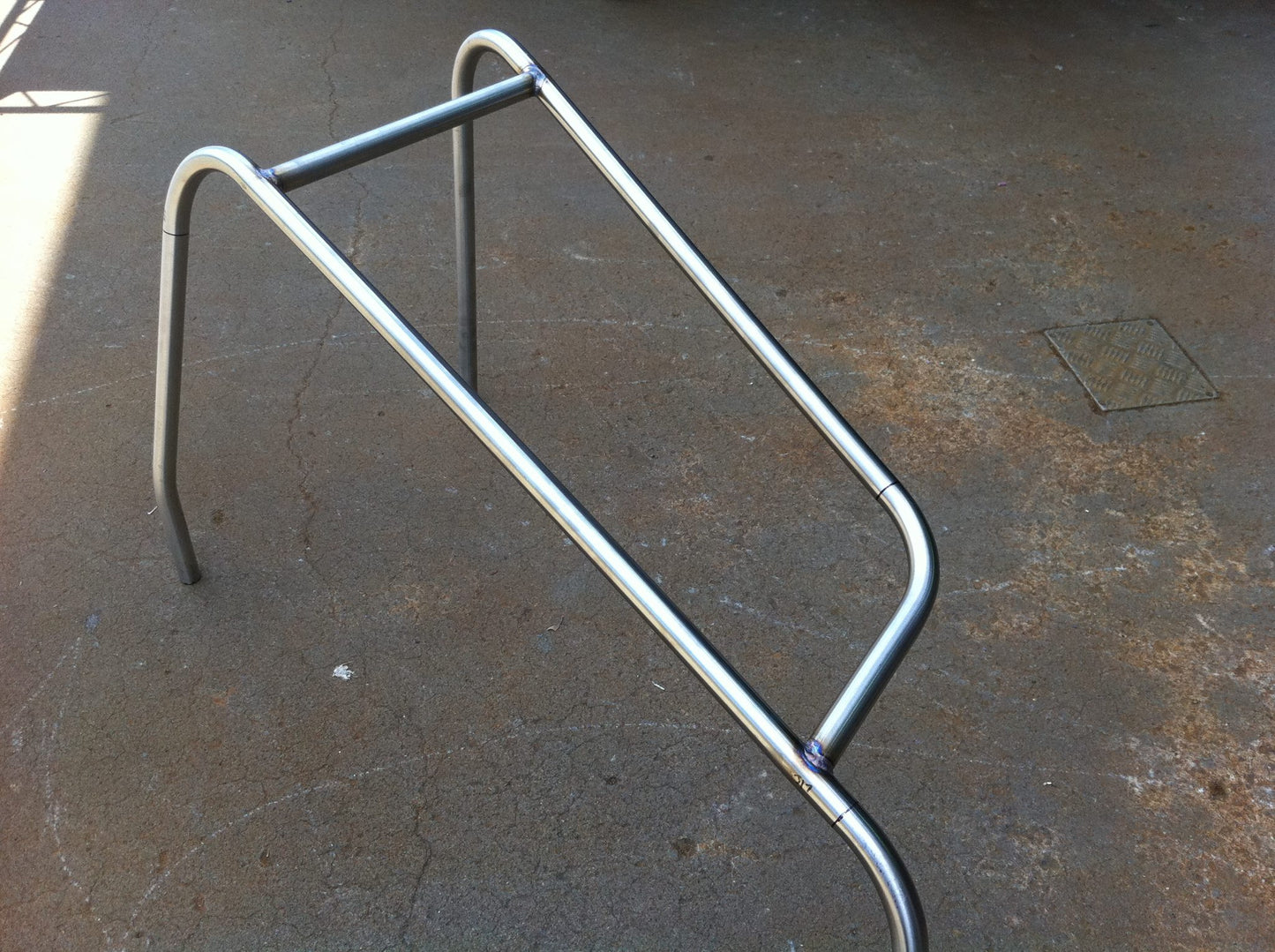 BHR Stainless Sprintcar Right Hand Double Rail Nerf Bar