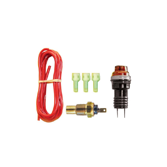 Longacre Gagelites Warning Light Kit - 230º Water Temp 3/8" NPT