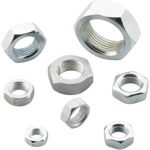 FK Bearings LH Steel Jam Nut 3/8in Unf 7/32in Wide Hex 9/16in